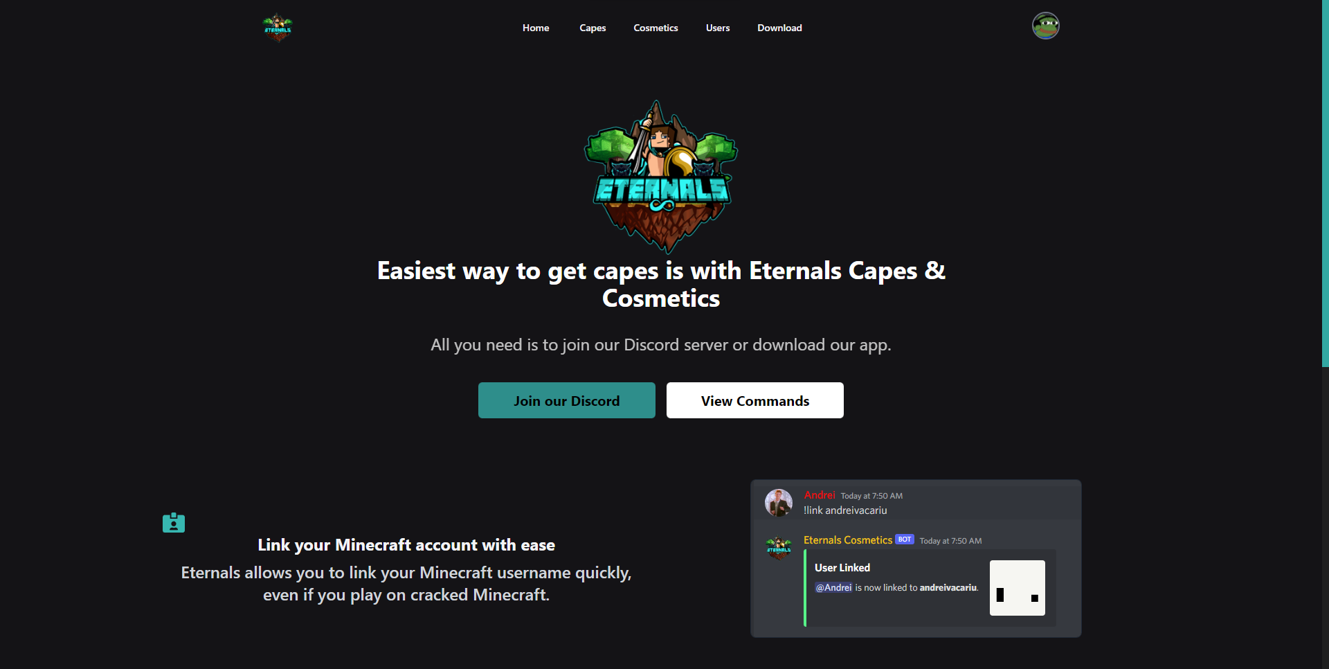 Eternals Capes App
